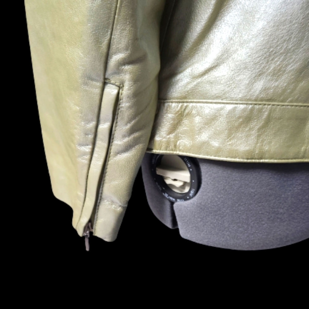 Iridescent Leather Jacket - Picture 5 of 6